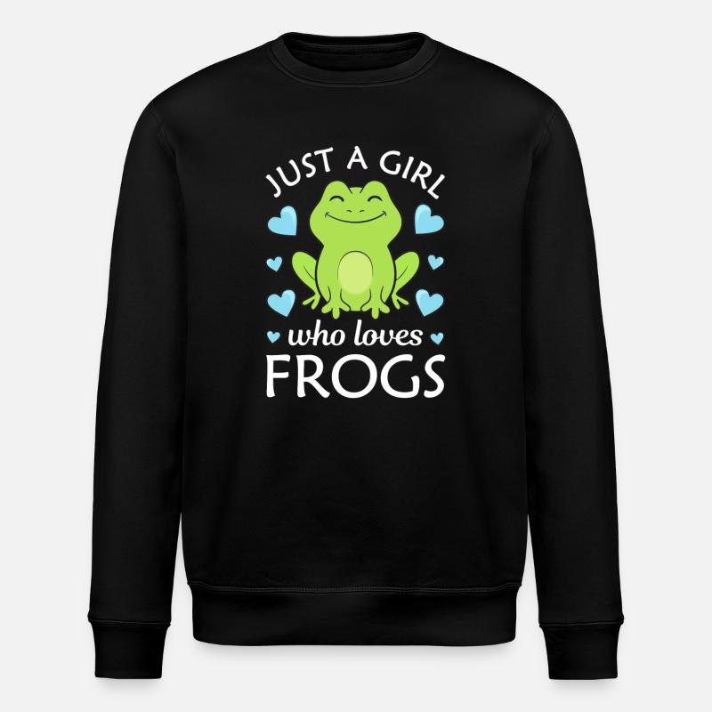 Grenouille grenouille - Sweat bio ROLLER Stanley/Stella Unisexe - noir
