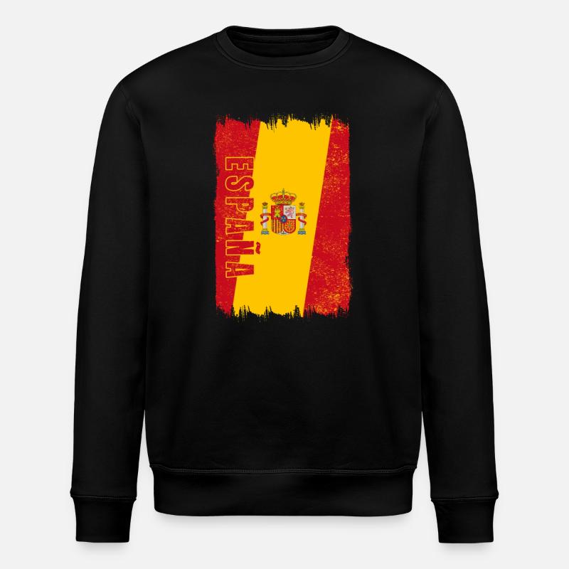 Drapeau de l'Espagne - Sweat bio ROLLER Stanley/Stella Unisexe - noir