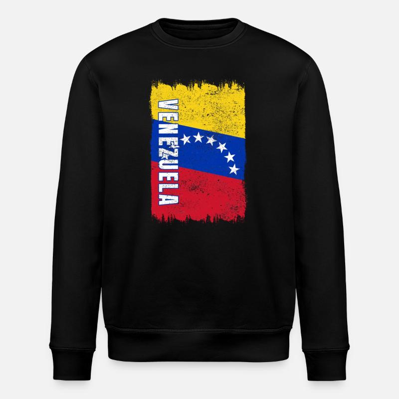 Drapeau du Venezuela - Sweat bio ROLLER Stanley/Stella Unisexe - noir
