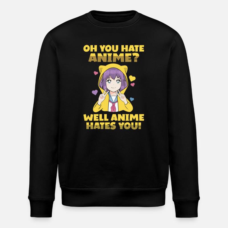 Anime Serien Design - Stanley/Stella Unisex Bio-Sweatshirt ROLLER - Schwarz