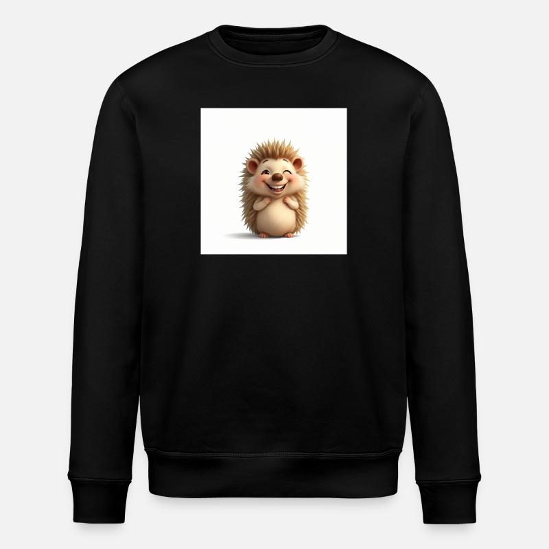 Hérisson câlin trop mignon - Sweat bio ROLLER Stanley/Stella Unisexe - noir