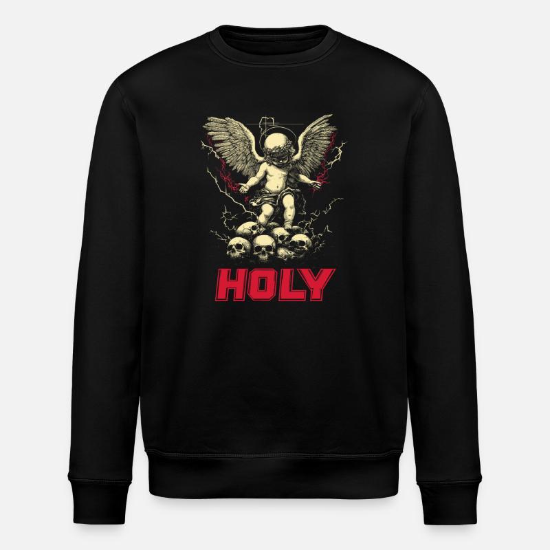Holy - Stanley/Stella ROLLER Unisex Organic Sweatshirt - black