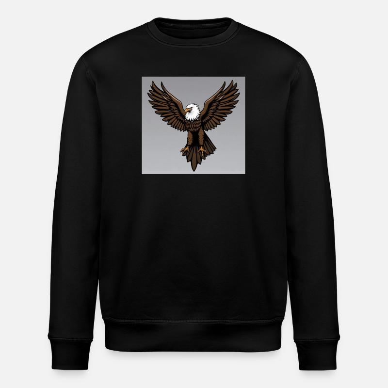 Eagle - Stanley/Stella ROLLER Unisex Organic Sweatshirt - black