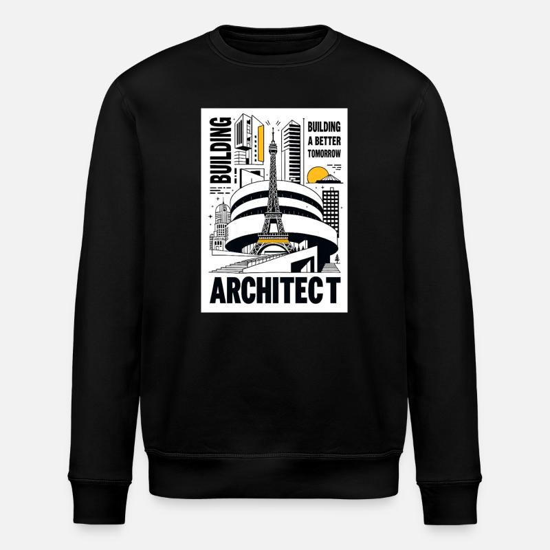 Architekt - Stanley/Stella Unisex Bio-Sweatshirt ROLLER - Schwarz