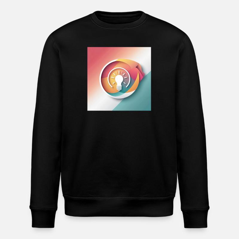 Illustration de créativité abstraite - Sweat bio ROLLER Stanley/Stella Unisexe - noir
