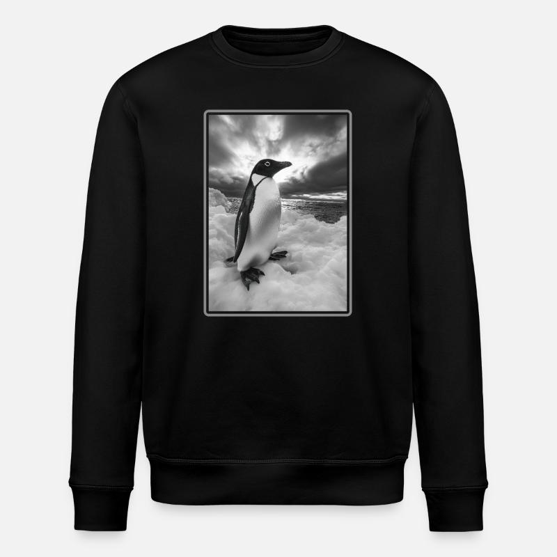 Pinguine Pinguin - Stanley/Stella Unisex Bio-Sweatshirt ROLLER - Schwarz
