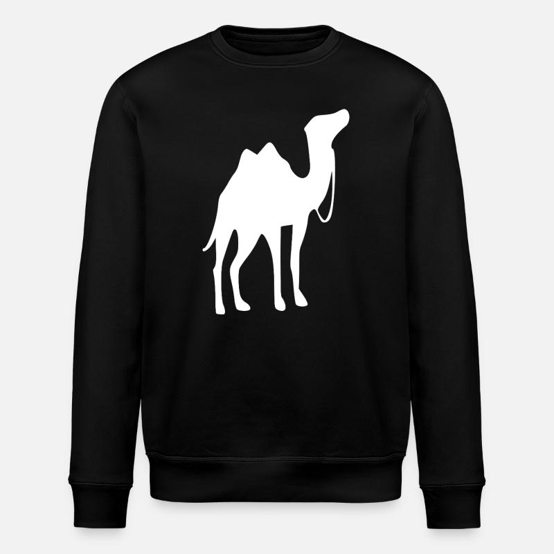 Kamel T-shirt Geschenk - Stanley/Stella Unisex Bio-Sweatshirt ROLLER - Schwarz