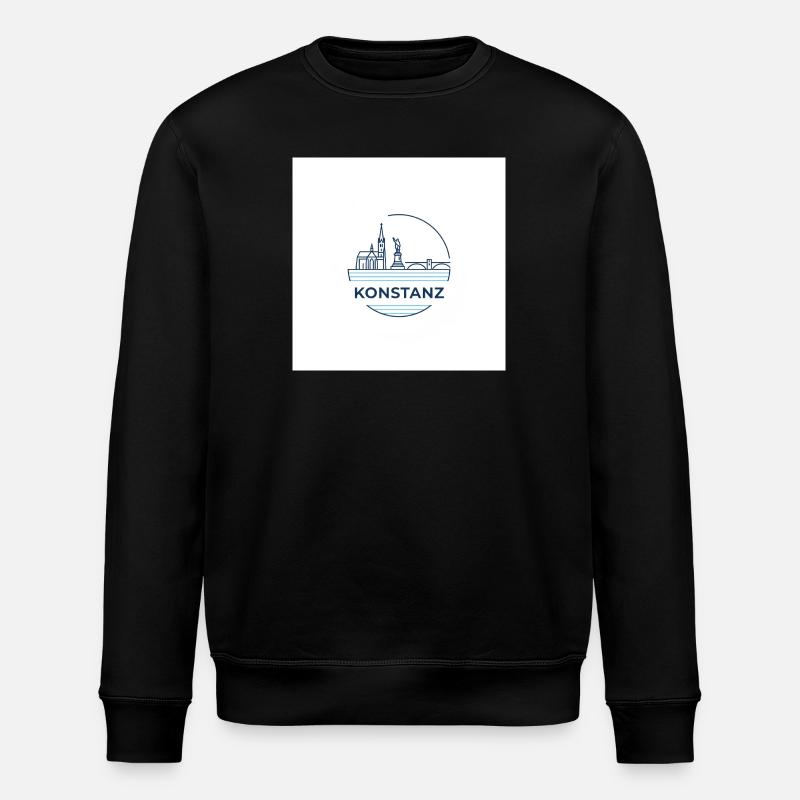 Constance Skyline Lac de Constance Emblème - Sweat bio ROLLER Stanley/Stella Unisexe - noir