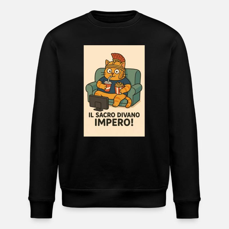 Sacro_divano_Impero - Stanley/Stella ROLLER Unisex Organic Sweatshirt - black