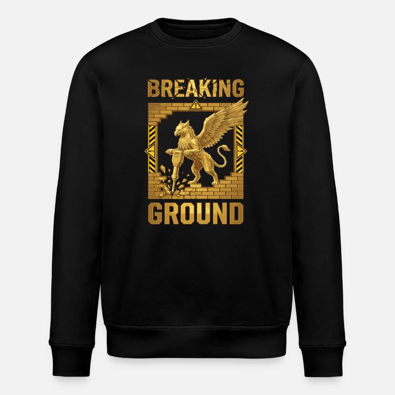 Breaking Ground Griffin - Sweat bio ROLLER Stanley/Stella Unisexe - noir