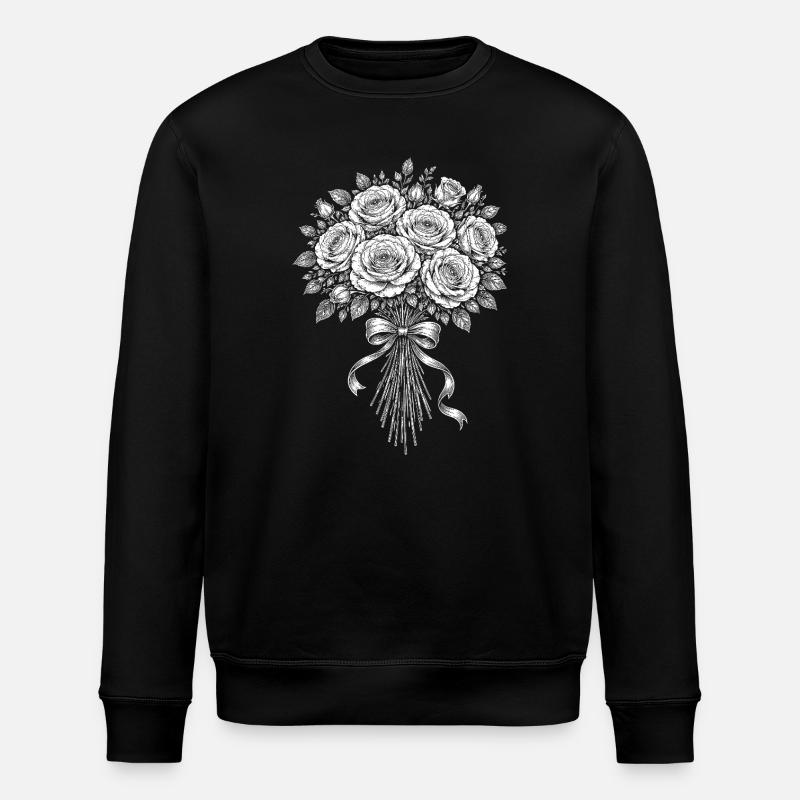 Rosenstrauß - Stanley/Stella Unisex Bio-Sweatshirt ROLLER - Schwarz