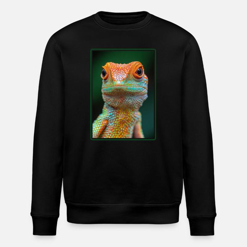 Lizards Lizard - Stanley/Stella ROLLER Unisex Organic Sweatshirt - black