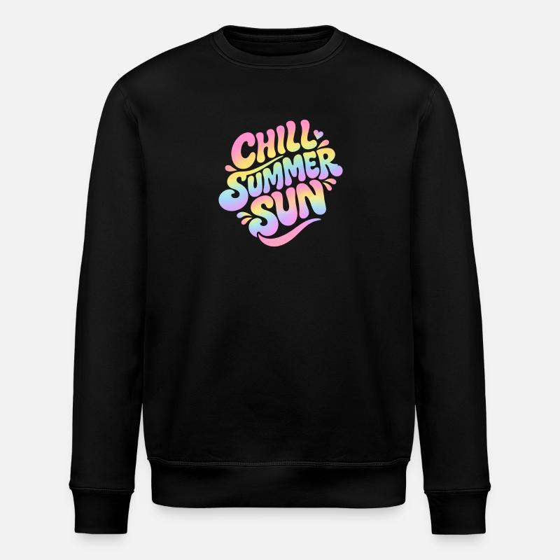 Summer Vibes - Stanley/Stella Unisex Bio-Sweatshirt ROLLER - Schwarz