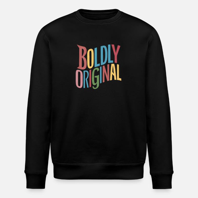 Boldly Original - Stanley/Stella ROLLER Unisex Organic Sweatshirt - black