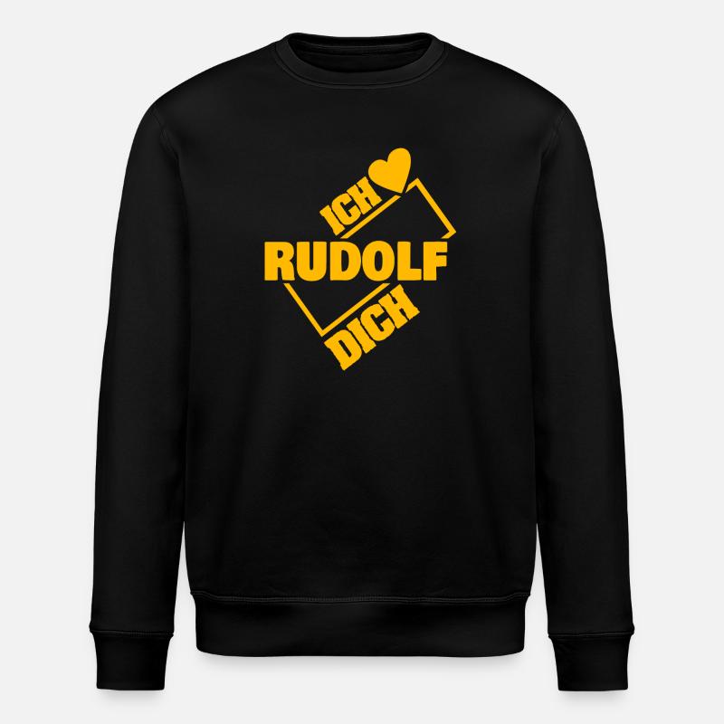 Rudolf - Stanley/Stella Unisex Bio-Sweatshirt ROLLER - Schwarz