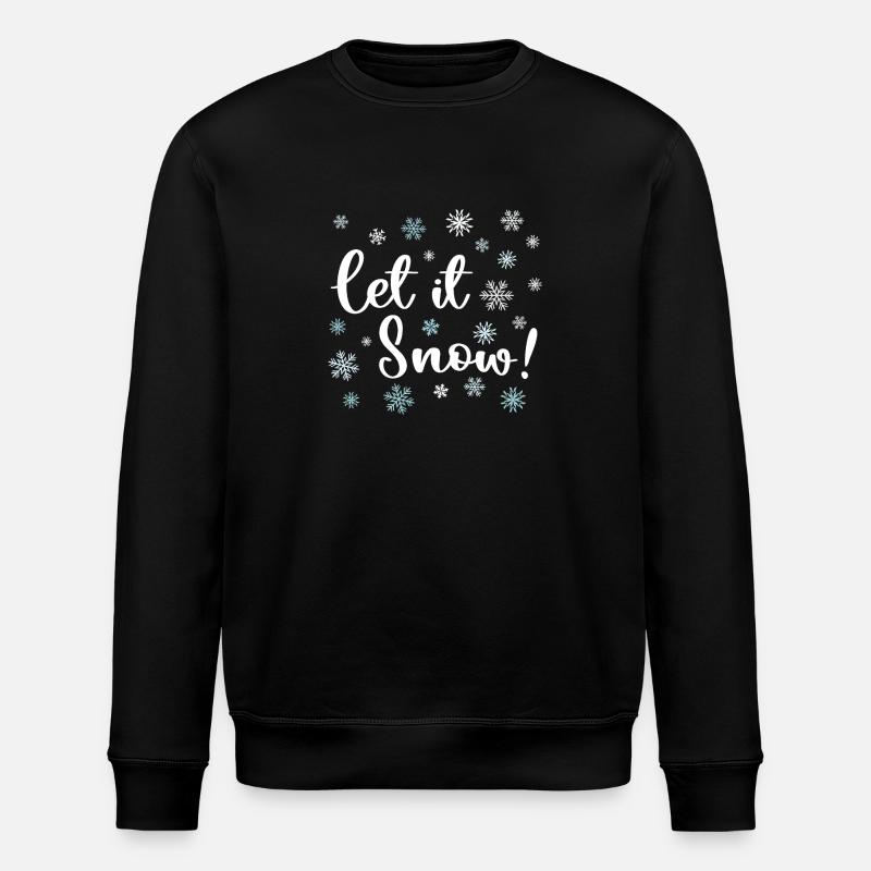 Que neige - Sweat bio ROLLER Stanley/Stella Unisexe - noir