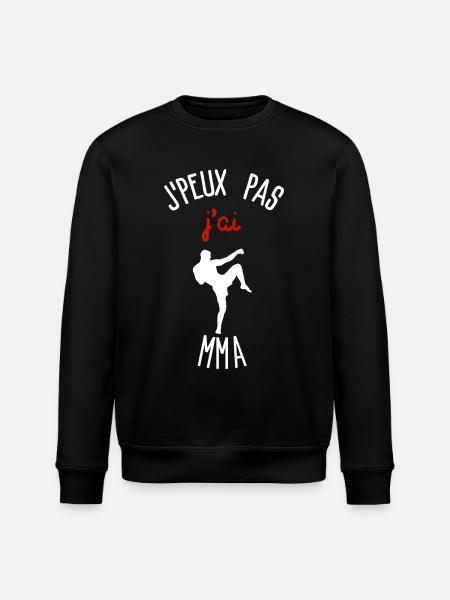 I can't I have mma - Stanley/Stella ROLLER Unisex Organic Sweatshirt - black