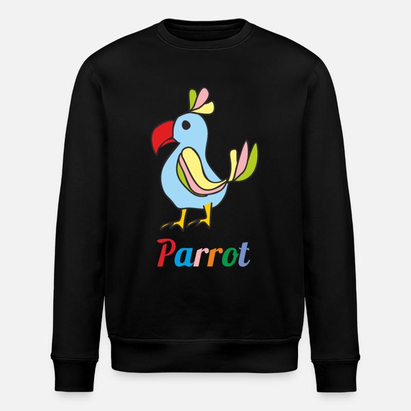Parrot - Stanley/Stella ROLLER Unisex Organic Sweatshirt - black