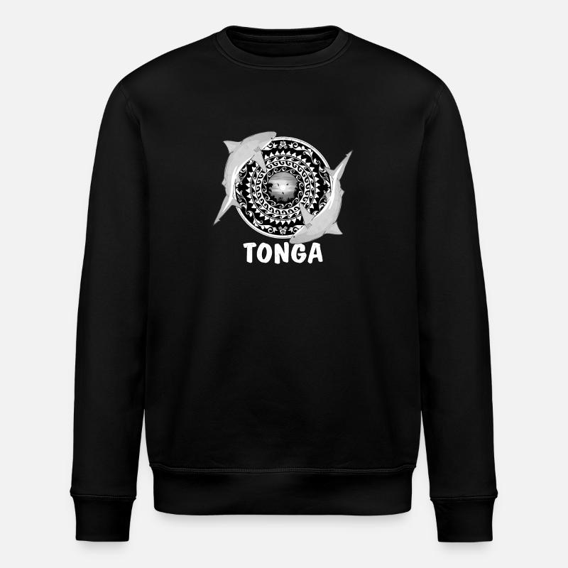 Requin bouledogue des Tonga - Sweat bio ROLLER Stanley/Stella Unisexe - noir