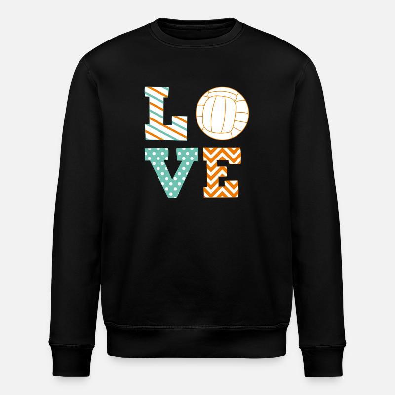 Volleyball - Stanley/Stella Unisex Bio-Sweatshirt ROLLER - Schwarz