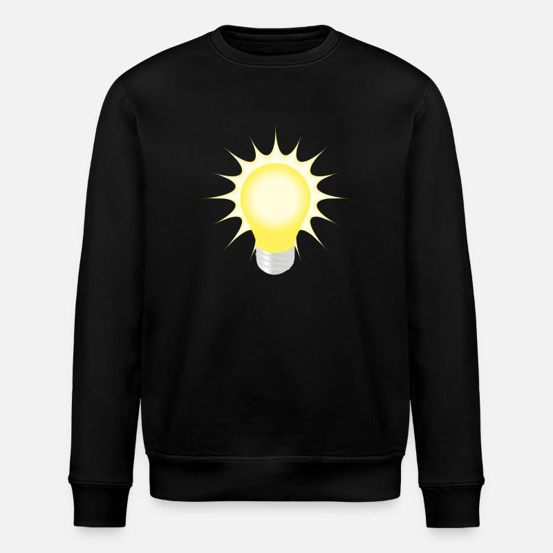 light bulb - Stanley/Stella ROLLER Unisex Organic Sweatshirt - black