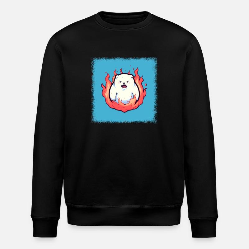 bday gift idea black matters birthday present - Stanley/Stella ROLLER Unisex Organic Sweatshirt - black