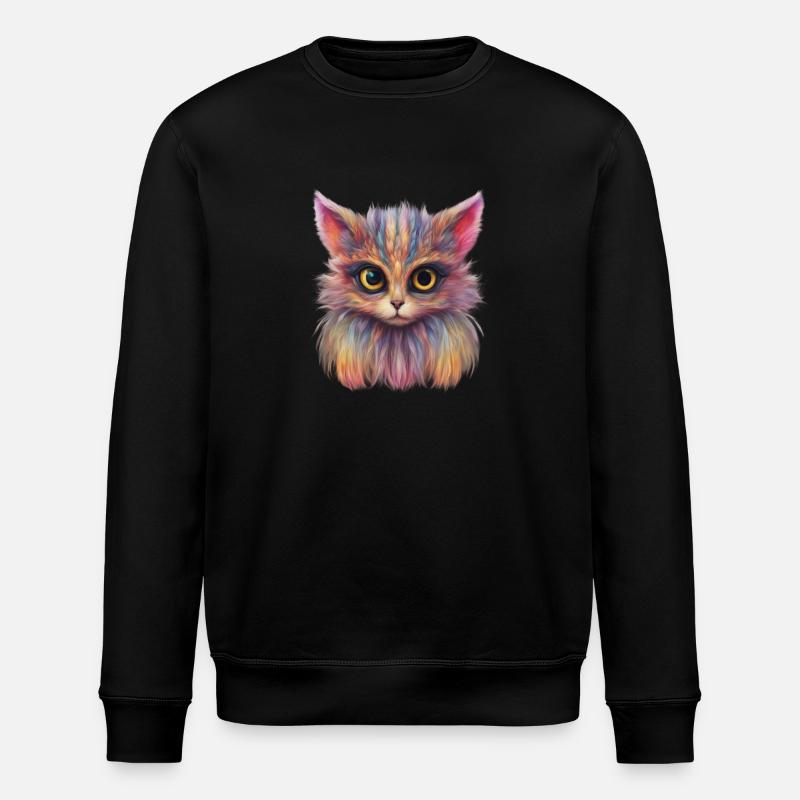 Cute Mystical Creature - Stanley/Stella ROLLER Unisex Organic Sweatshirt - black