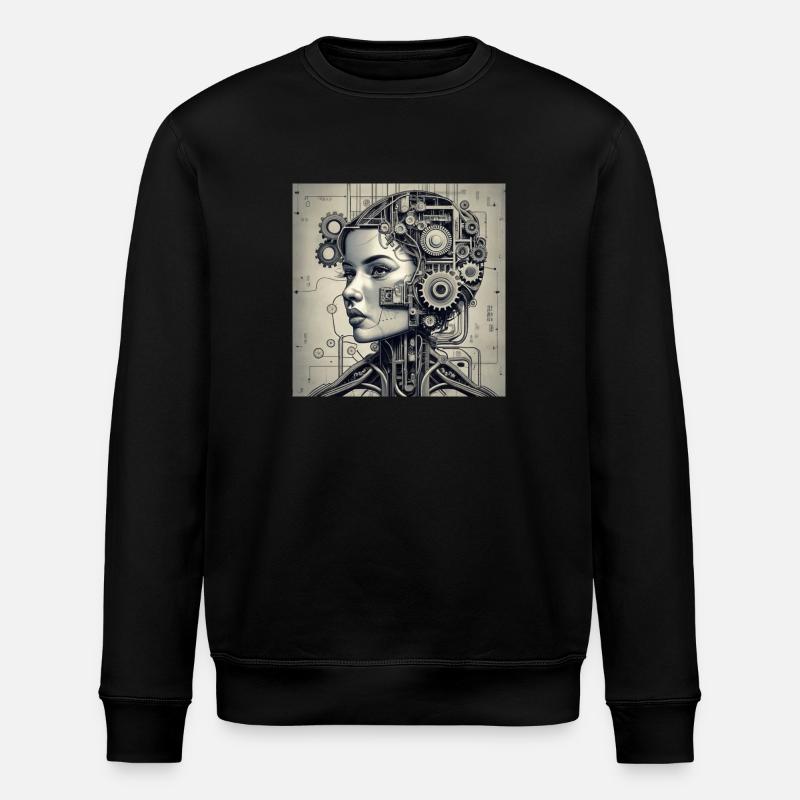 Stempel9 - Stanley/Stella Unisex Bio-Sweatshirt ROLLER - Schwarz