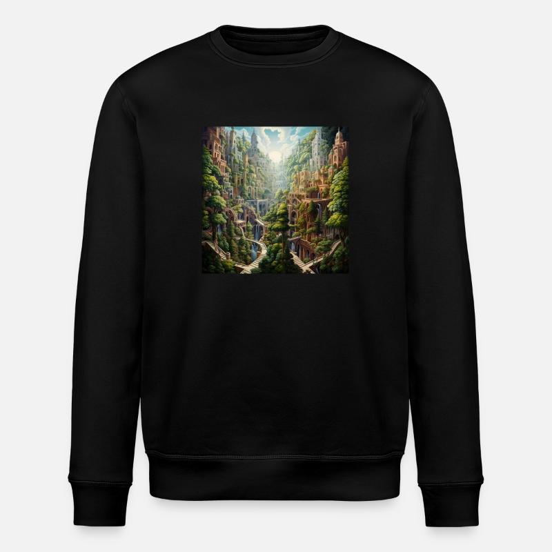 Babylon-Tal - Stanley/Stella Unisex Bio-Sweatshirt ROLLER - Schwarz