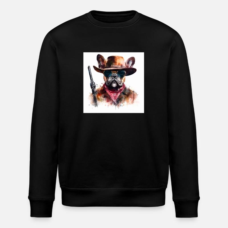 wild wild bully - Stanley/Stella Unisex Bio-Sweatshirt ROLLER - Schwarz