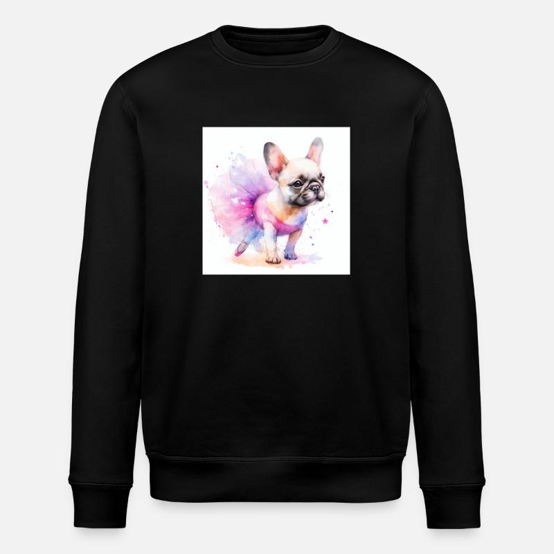Bully Ballerina - Stanley/Stella Unisex Bio-Sweatshirt ROLLER - Schwarz