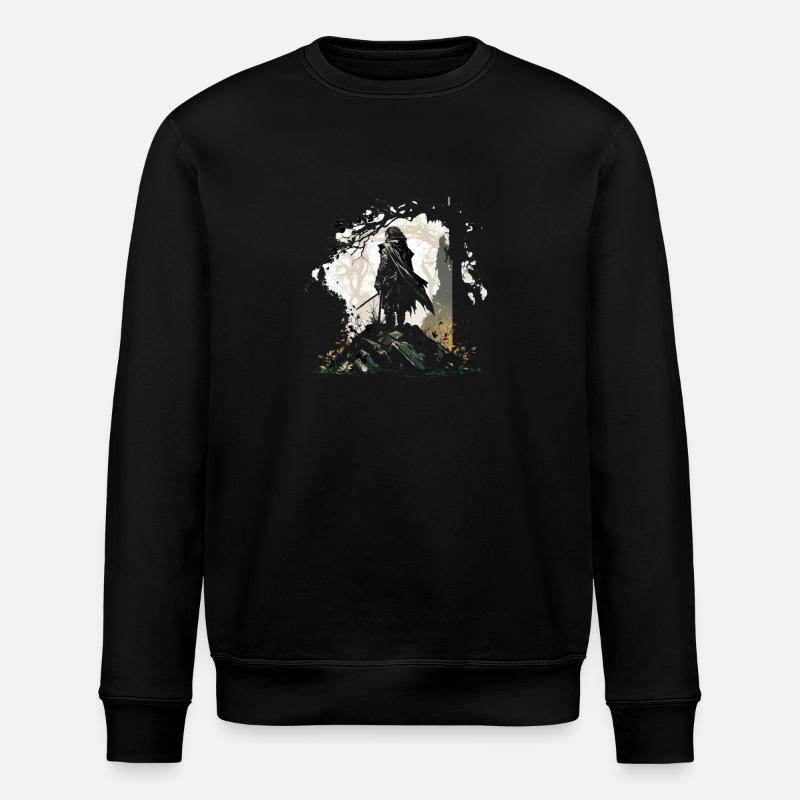 Fantasy-Friedhof - Stanley/Stella Unisex Bio-Sweatshirt ROLLER - Schwarz