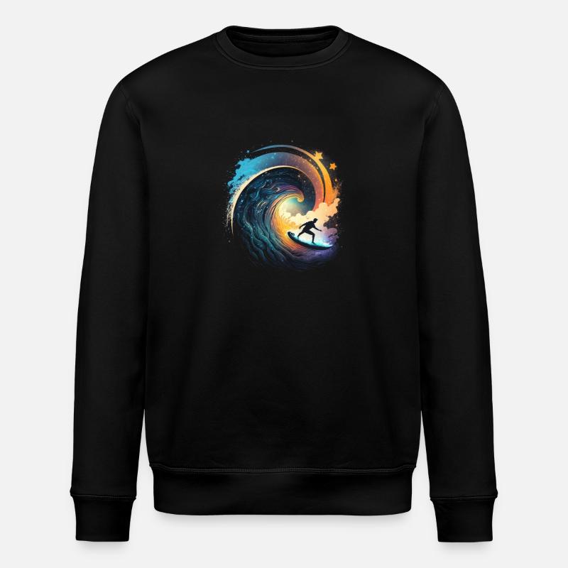 surf - Sweat bio ROLLER Stanley/Stella Unisexe - noir