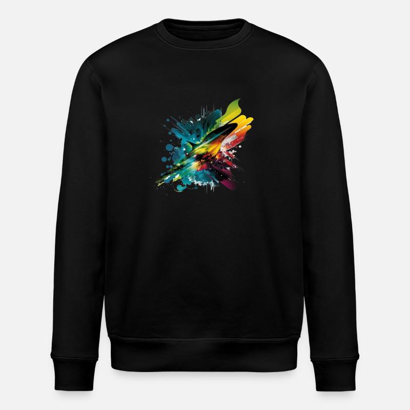 arc-en-ciel - Sweat bio ROLLER Stanley/Stella Unisexe - noir