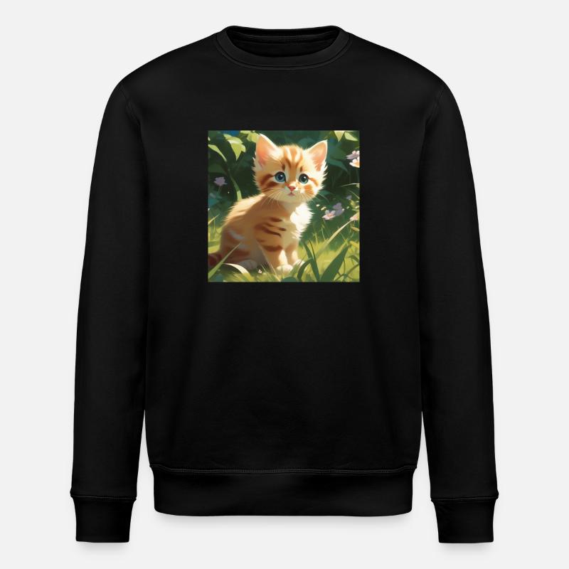 Bébé chaton. - Sweat bio ROLLER Stanley/Stella Unisexe - noir