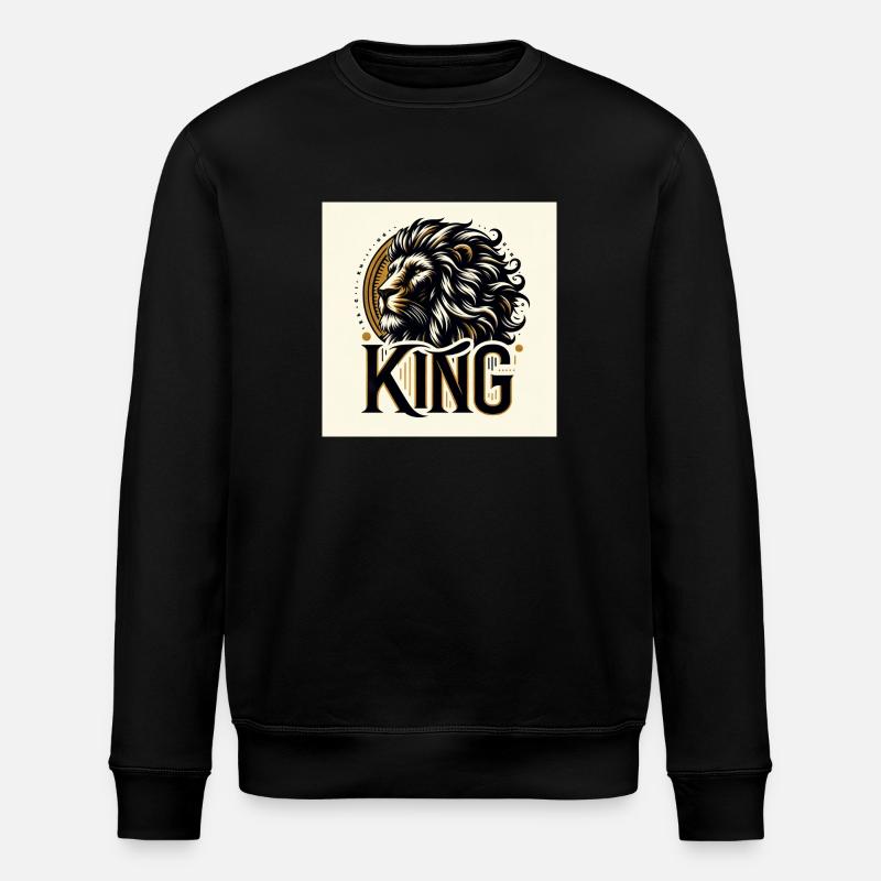 Noble Beast Crown - Stanley/Stella Unisex Bio-Sweatshirt ROLLER - Schwarz