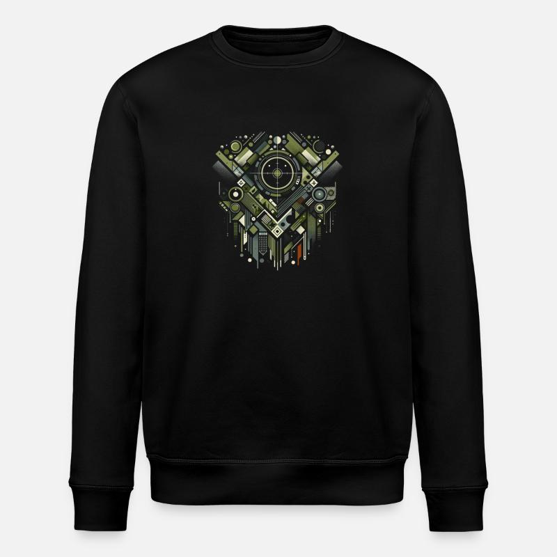 Operatives Kommando - Stanley/Stella Unisex Bio-Sweatshirt ROLLER - Schwarz