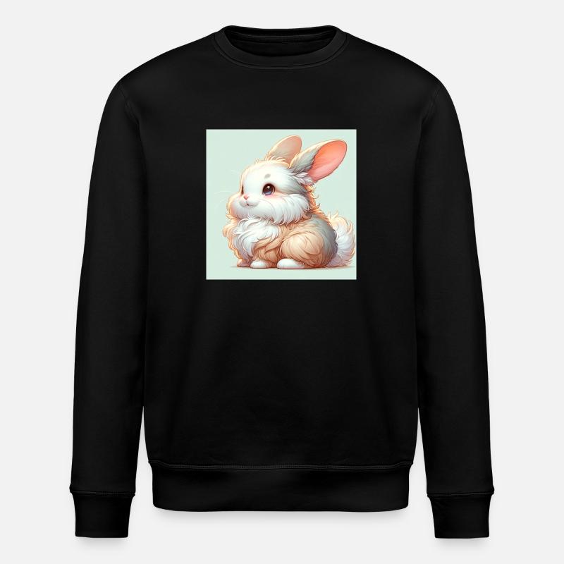 Rabbit - Stanley/Stella Unisex Bio-Sweatshirt ROLLER - Schwarz