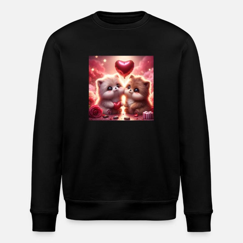 Hamster doux - Sweat bio ROLLER Stanley/Stella Unisexe - noir