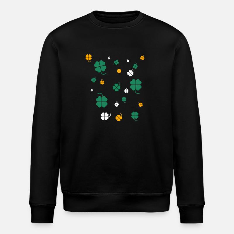 Shamrock,Shamrocks , Irlande - Sweat bio ROLLER Stanley/Stella Unisexe - noir