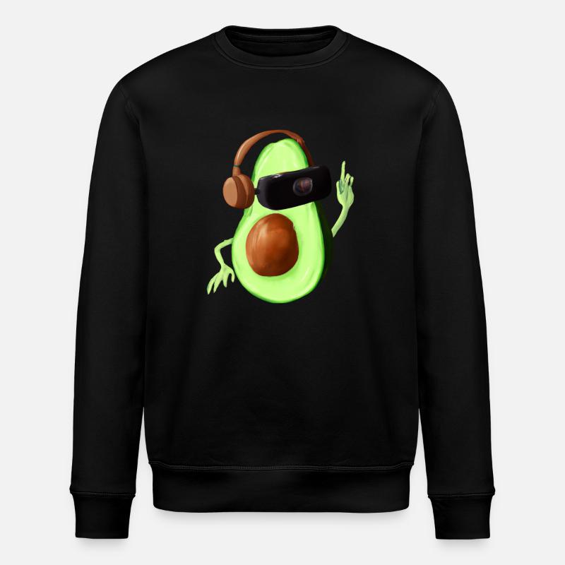 Avocado _ 02 - Stanley/Stella Unisex Bio-Sweatshirt ROLLER - Schwarz