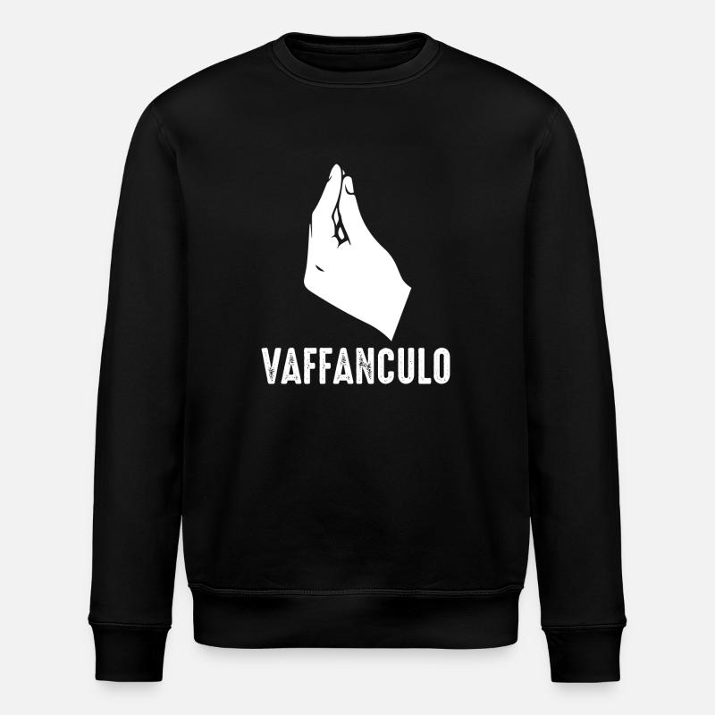 Italie Vaffanculo italien - Sweat bio ROLLER Stanley/Stella Unisexe - noir