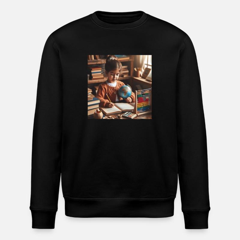 Ein Geschenk ohne Bildschirm - Stanley/Stella Unisex Bio-Sweatshirt ROLLER - Schwarz