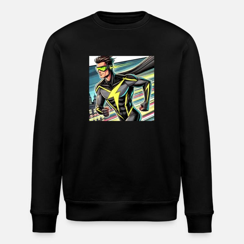 Super-héros - Sweat bio ROLLER Stanley/Stella Unisexe - noir