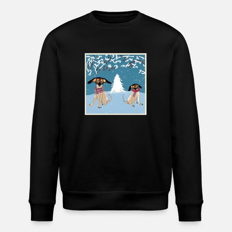 Chien d’hiver - Sweat bio ROLLER Stanley/Stella Unisexe - noir