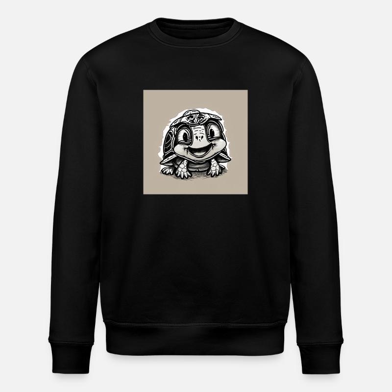 Also die "Schildkröte"! - Stanley/Stella Unisex Bio-Sweatshirt ROLLER - Schwarz