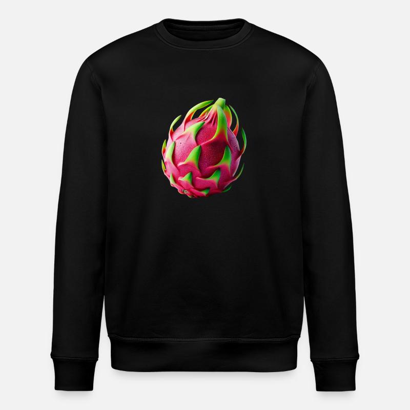 Dragon Fruit – Tropical Masterpiece - Stanley/Stella ROLLER Unisex Organic Sweatshirt - black