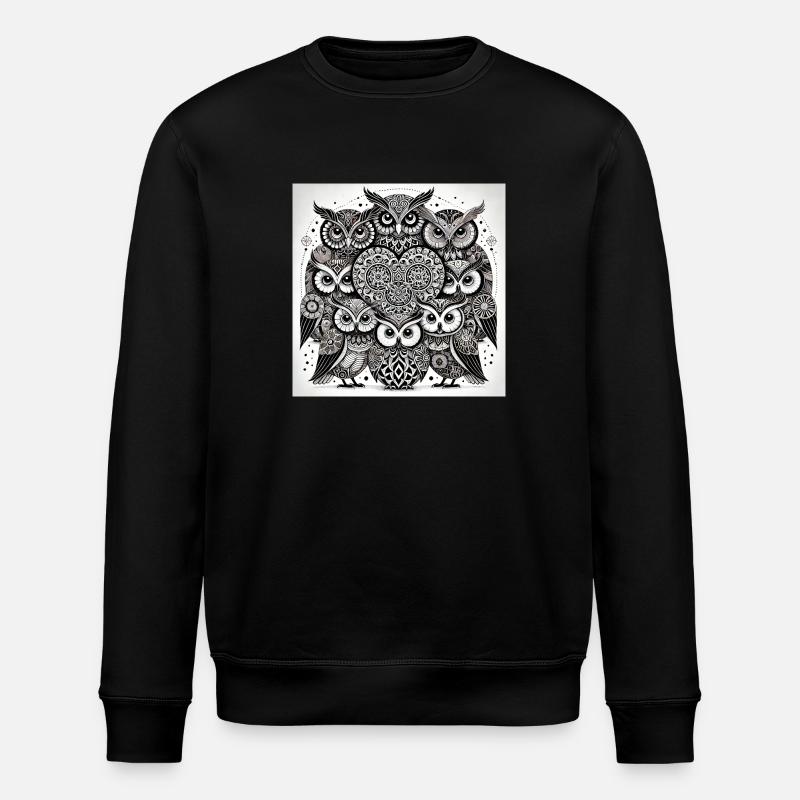 EULE II - Stanley/Stella Unisex Bio-Sweatshirt ROLLER - Schwarz