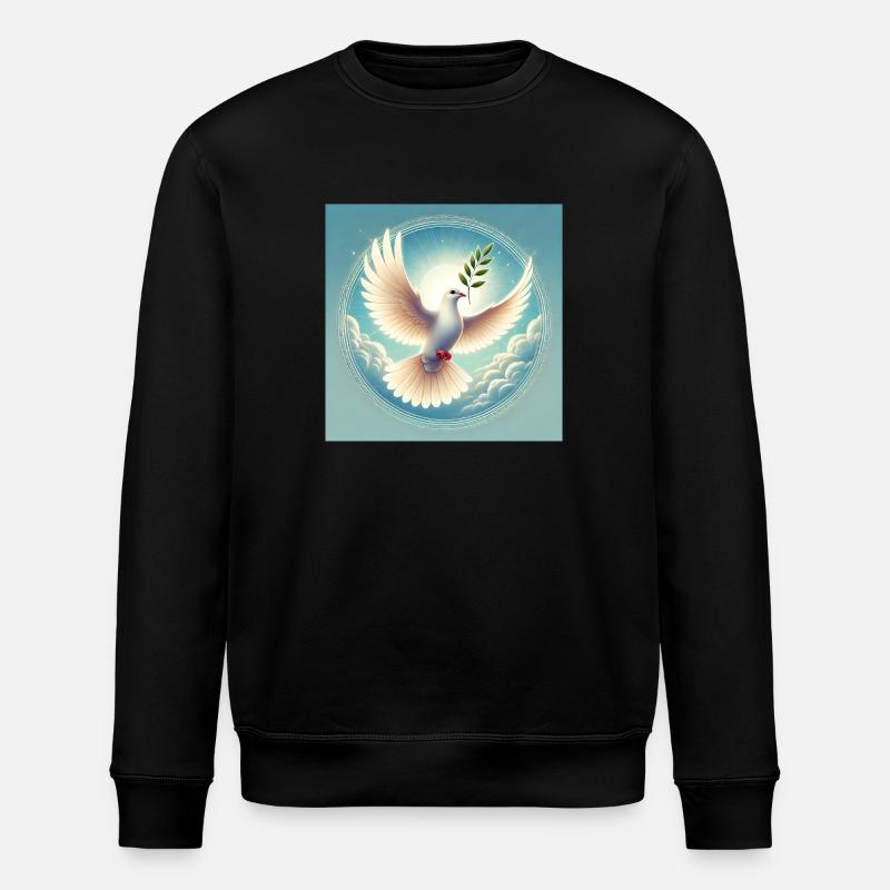 Paix - Sweat bio ROLLER Stanley/Stella Unisexe - noir