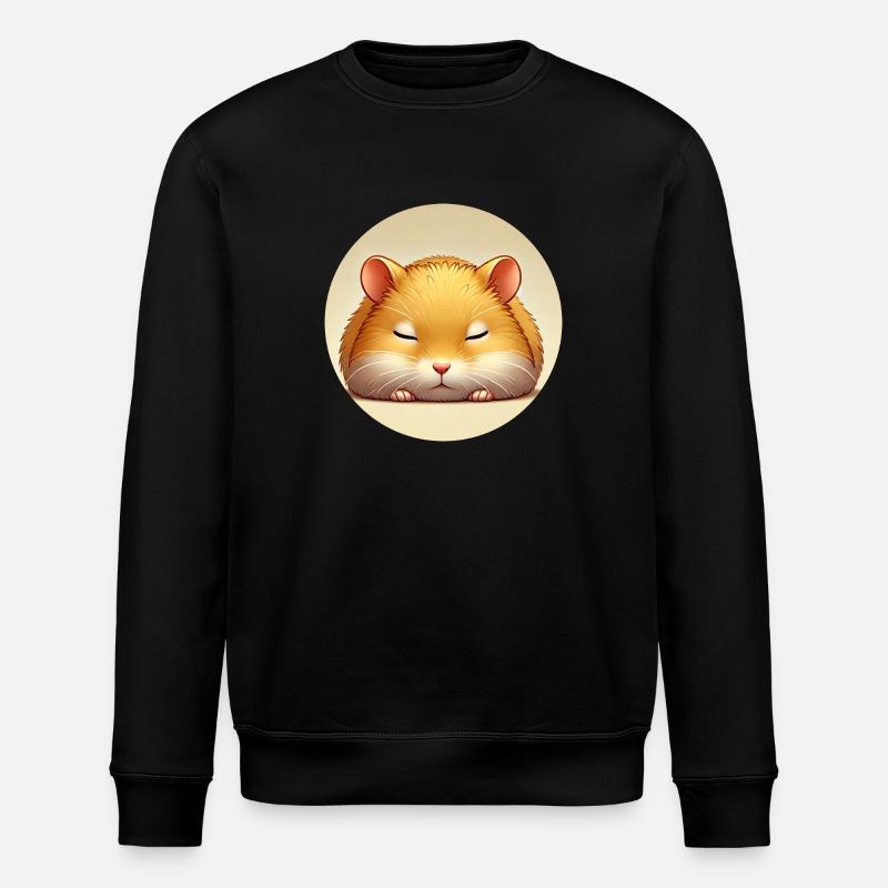 Hamster - Stanley/Stella Unisex Bio-Sweatshirt ROLLER - Schwarz